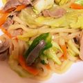 67luna's cooksnap of when they made レンジで簡単！バター醤油焼うどん.