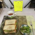 ニッシーマン's cooksnap of when they made なんちゃってクラブハウスサンドイッチ.