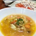 Superlittleboo's cooksnap of when they made 保温鍋で時短！野菜たっぷりトマトスープ！.