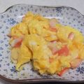 きらり流れ星's cooksnap of when they made カニカマのズボラ卵焼き.