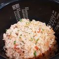 ありすWithキッズ's cooksnap of when they made 炊飯器で優しい味のチキンライス.