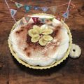 いずっちー's cooksnap of when they made 濃厚*チョコバナナタルト.