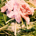 milestone★'s cooksnap of when they made ささみと水菜のぽん酢マヨサラダ*.