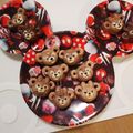 uunaay's cooksnap of when they made ダッフィーの♡型抜きチョコレート☆.