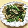 フジぽん's cooksnap of when they made 米麹甘酒で栄養補給☆ケールと舞茸の炒め.