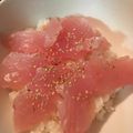 ﾌﾞﾚﾝﾀﾞ's cooksnap of when they made 職場キッチン「マグロ丼」.