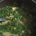 ﾌﾞﾚﾝﾀﾞ's cooksnap of when they made かぶの葉と揚げと豆腐の味噌汁.