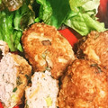 ゆゆっちゃ's cooksnap of when they made こんがり＊豚ひき肉と竹の子のつくね揚げ.