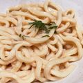 チョコ大好き❤'s cooksnap of when they made たらこクリームうどん.