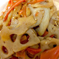 まわりてめくるん's cooksnap of when they made 簡単！！れんこんと人参のきんぴら♪.