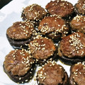 Penpen7's cooksnap of when they made 椎茸の合挽き肉詰め焼き：中華風.