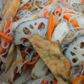 viviouji's cooksnap of when they made 蓮根とさつま揚げと白滝と人参の煮物.