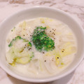 Chico・・☆'s cooksnap of when they made 白菜とホタテ缶の中華風クリーム煮.