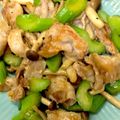 みこふ◉'s cooksnap of when they made 自炊生活の息子へ伝授★セロリと豚バラ炒め.