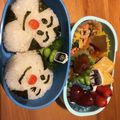 瑛ティーママ♡'s cooksnap of when they made キャラ弁　おむすびまん と こむすびまん.
