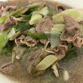 ♪さ♪'s cooksnap of when they made 白だしの牛肉鍋.