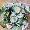クックJEGWNR☆'s cooksnap of when they made 混ぜるだけ！きゅうりとツナのマヨサラダ.