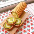 あやちん０８１６'s cooksnap of when they made 抹茶渦巻きパン 大納言小豆入り.