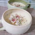 Yukiまむ's cooksnap of when they made 大根とベーコンの豆乳スープ.