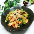 Dellaたん's cooksnap of when they made ＊茹でおき小松菜のキムチ和え＊.