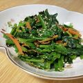 yappyパクパク's cooksnap of when they made ほうれん草とひじきの胡麻和え.