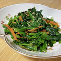 yappyパクパク's cooksnap of when they made ほうれん草とひじきの胡麻和え.