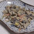 きらり流れ星's cooksnap of when they made ごぼうとひじきの五色彩りサラダ.