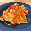 Chaurii's cooksnap of when they made アメリケーヌソースの海老パスタ.