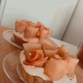 tenrikuu's cooksnap of when they made ☆★アップルローズタルト☆★.