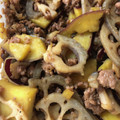 チャイズ's cooksnap of when they made 挽き肉と秋野菜の簡単★甘辛炒め.