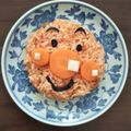 ちゃぁちゃん＊'s cooksnap of when they made 離乳食・後期■アンパンマンご飯♪１歳.