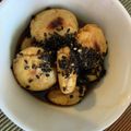黒めんぼう's cooksnap of when they made ダイエットおやつ♪みたらしおから団子.