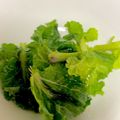 騎士団長EM's cooksnap of when they made 農家の食卓〜からし菜とわさび菜のサラダ〜.