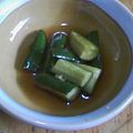 松五郎ちゃん's cooksnap of when they made 計量なしの超簡単！ピリ辛きゅうり.