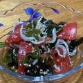 美緒玲＠女子力アップ's cooksnap of when they made わかめとトマトのさっぱりマリネ.