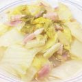 卵せんべい's cooksnap of when they made 母の味☆白菜ベーコン☆材料3つ.