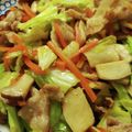 えくぼ母さん's cooksnap of when they made 豚バラとキャベツのバター醤油炒め *☻*.