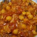 きゅうせいごてん's cooksnap of when they made ベジタリアン料理　ひよこ豆のトマト煮込み.