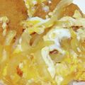 クックSV4QXZ☆'s cooksnap of when they made コロッケ卵とじ　ライクアカツ丼.