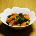 ガメコ's cooksnap of when they made ブロッコリーと人参のごまポン炒め.