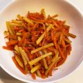 よち・ちーのすけママ's cooksnap of when they made 作り置き☆じゃが芋と人参のバター醤油炒め.