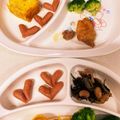 武凛子's cooksnap of when they made お弁当に❤ハートのウインナー【キャラ弁】.
