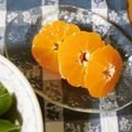 violets's cooksnap of when they made 簡単☆みかんの飾り切りの方法.