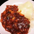 ミカヅキ☪︎上田's cooksnap of when they made 【応用可】豚肉白菜ネギのトマトカレー.