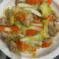 クック9P6O5D☆'s cooksnap of when they made 鶏モモ肉と白菜の中華炒め.
