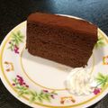 mihijo's cooksnap of when they made HMで簡単ふわふわ濃厚♡生チョコケーキ.