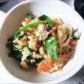 あおいのはな's cooksnap of when they made ニラ＆サバ缶で簡単中華風おから♪.
