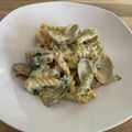 Tashio's cooksnap of when they made あさりの濃厚クリームパスタ.