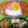 クックDAD's cooksnap of when they made ハートの目玉焼き♡お弁当に☆キャラ弁に☆.
