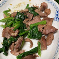 なっはん's cooksnap of when they made 砂肝とほうれん草の塩炒め●ビールと♡.